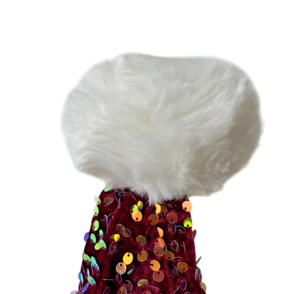 3 Hats Christmas Santa‎ Claus Cap Adult Christmas Holiday Hat Thickened